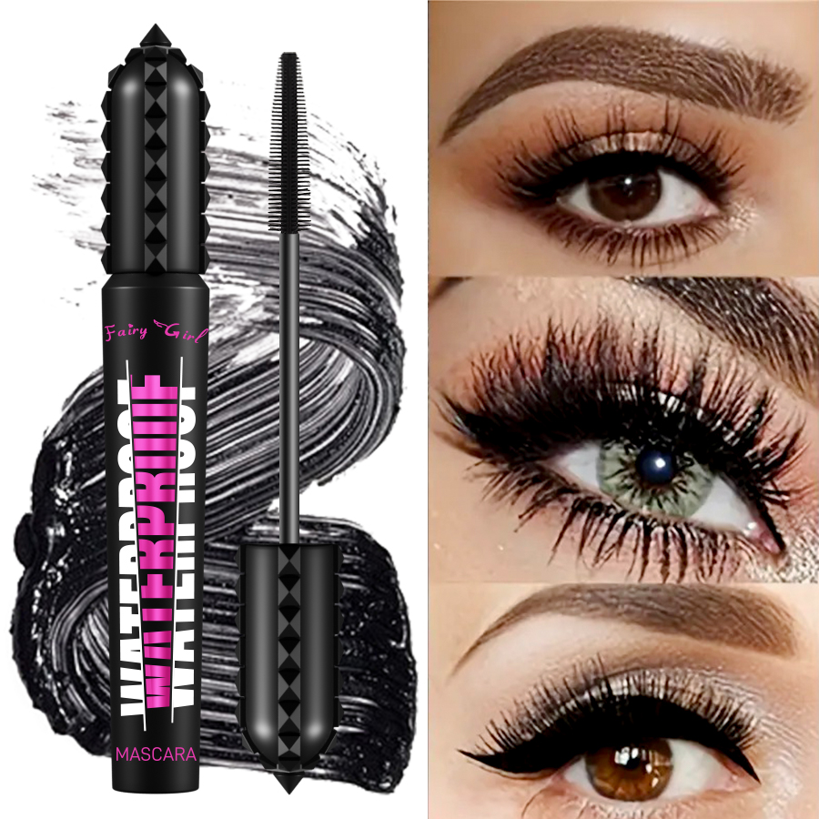 Beauty Huda Makeup - Mascara nero impermeabile per tutti i