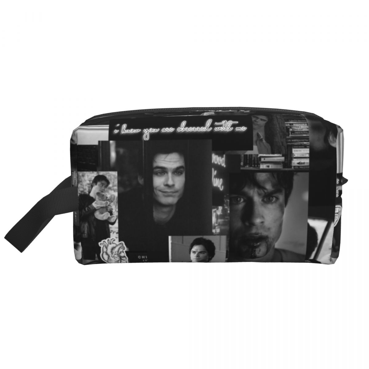 Beauty Vampire Makeup - Borsa da toilette personalizzata Damon Salvatore