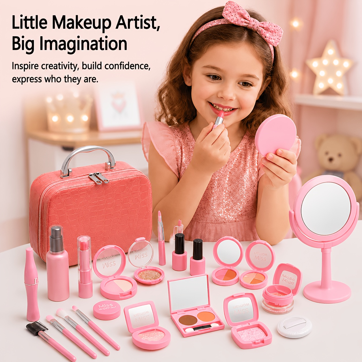 Beauty Makeup Set For Kids - Set Trucco Giocattolo per Bambini 22