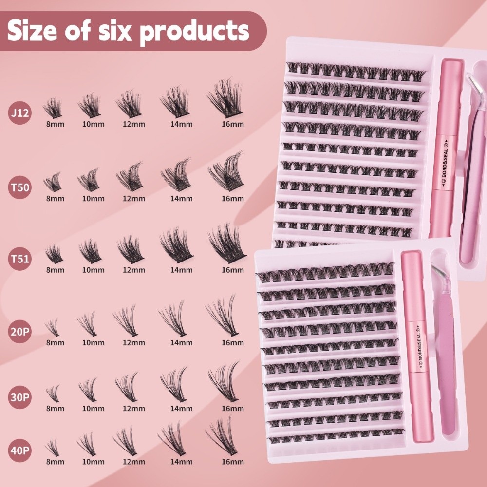 False Eyelashes Natural - Ciglia Finte di Alta Qualità con