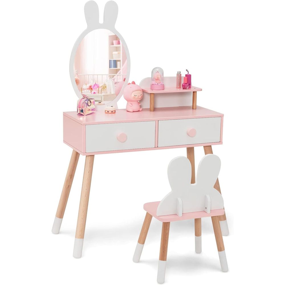 Beauty Makeup Set For Kids - EY Kids Vanity, Set Tavolo e