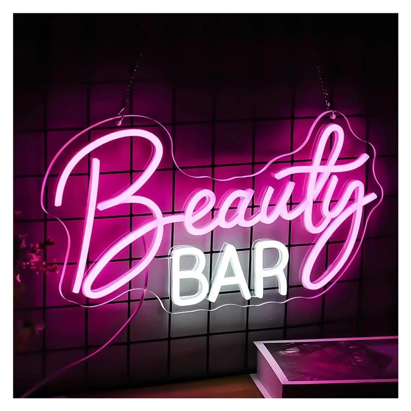 Insegna al neon Beauty Bar con - Beauty Makeup Bar recensione e prezzo