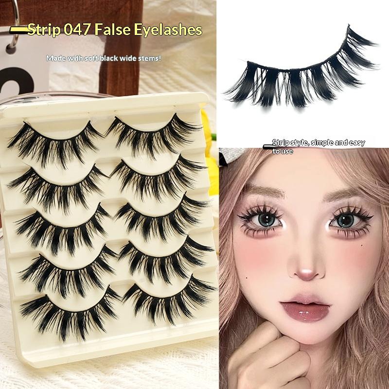 5 paia di ciglia finte in stil - False Eyelashes Natural recensione e prezzo