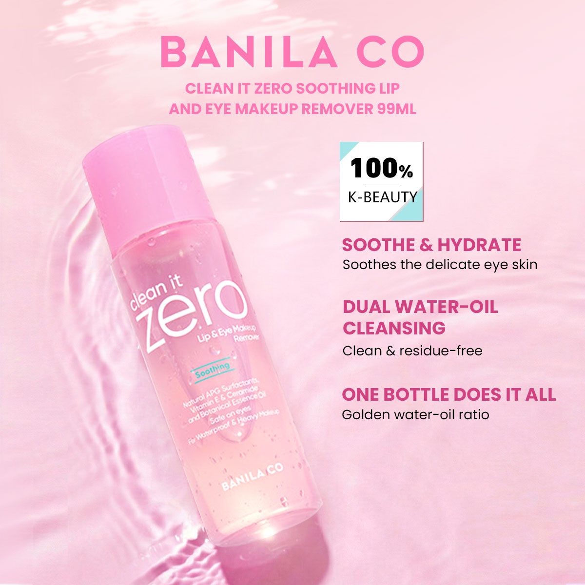 BANILA CO Clean it Zero Soothi - Beauty Makeup & D Anime Studio Vega Baja recensione e prezzo