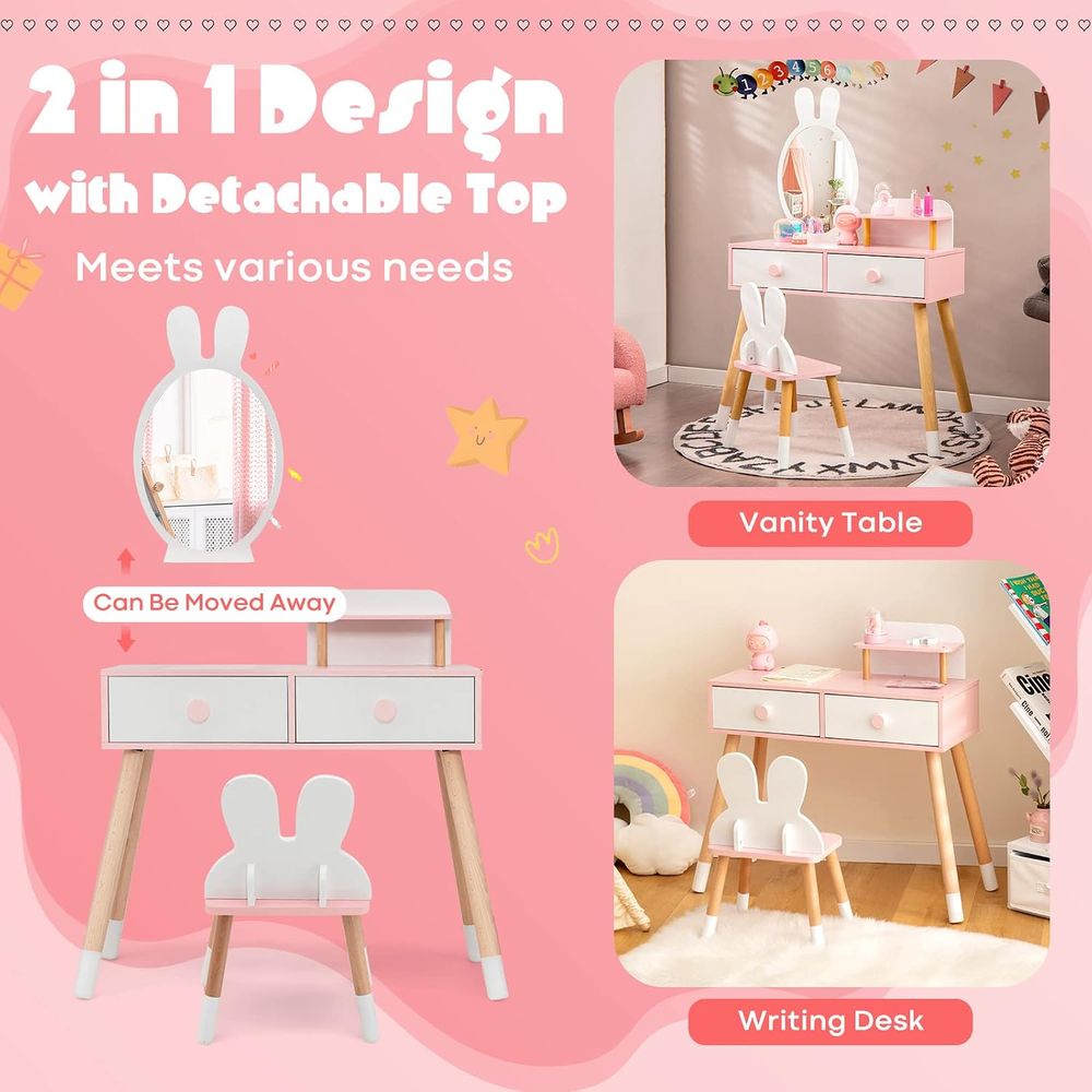 EY Kids Vanity, Set Tavolo e S - Beauty Makeup Set For Kids recensione e prezzo