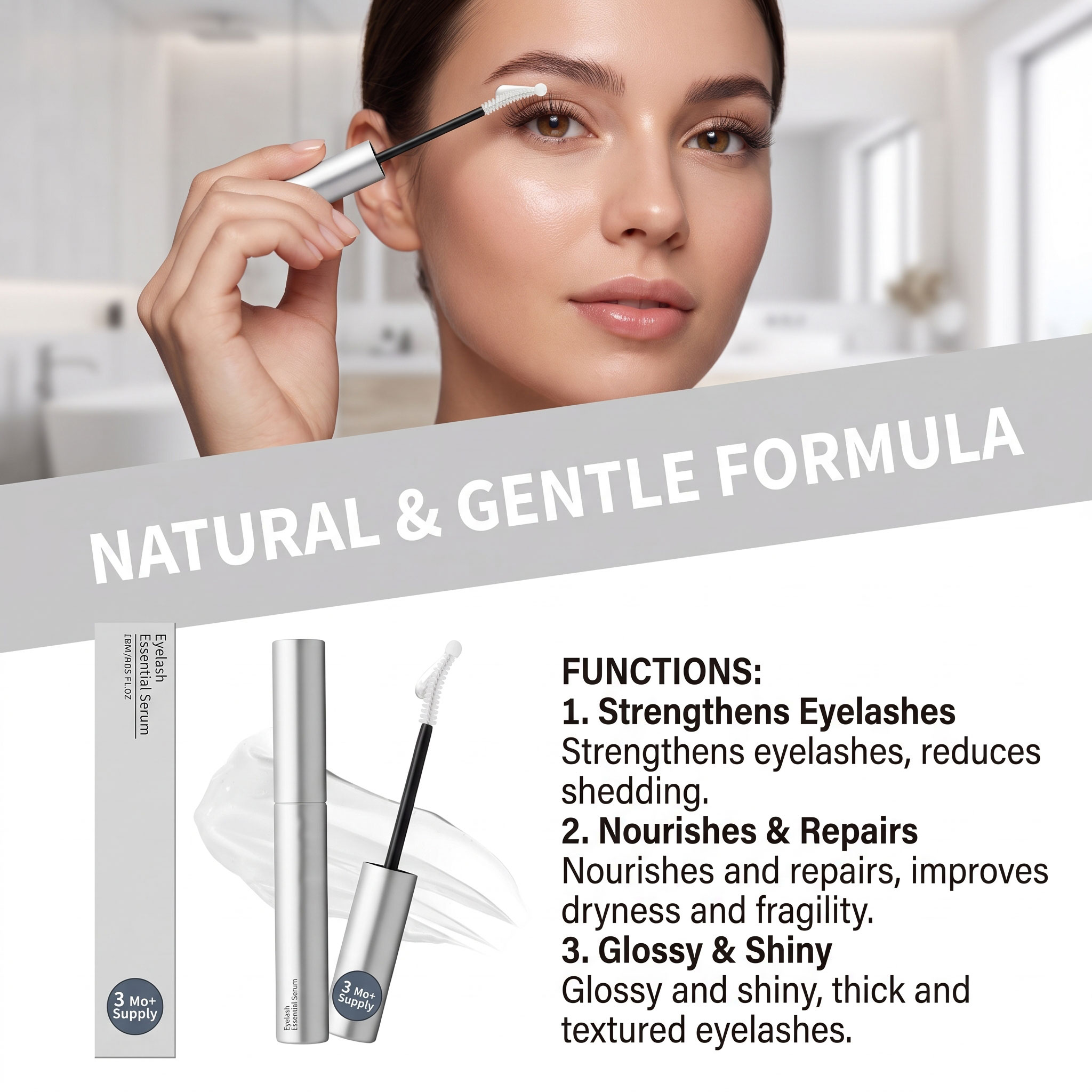Siero Doppio Uso per Ciglia e  - Lash Serum Growth recensione e prezzo