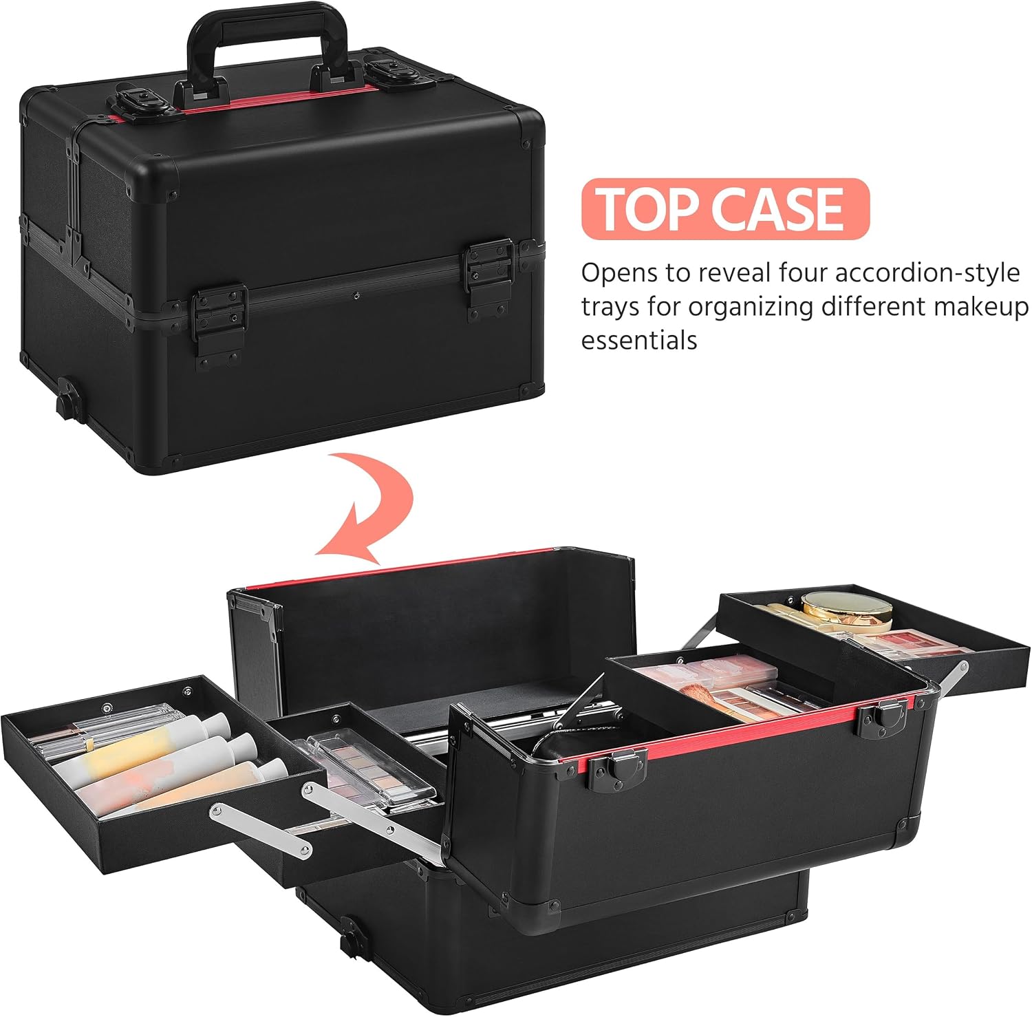 Valigia Trucco con Ruote, Carr - Beauty Makeup & D Anime Studio Vega Baja recensione e prezzo