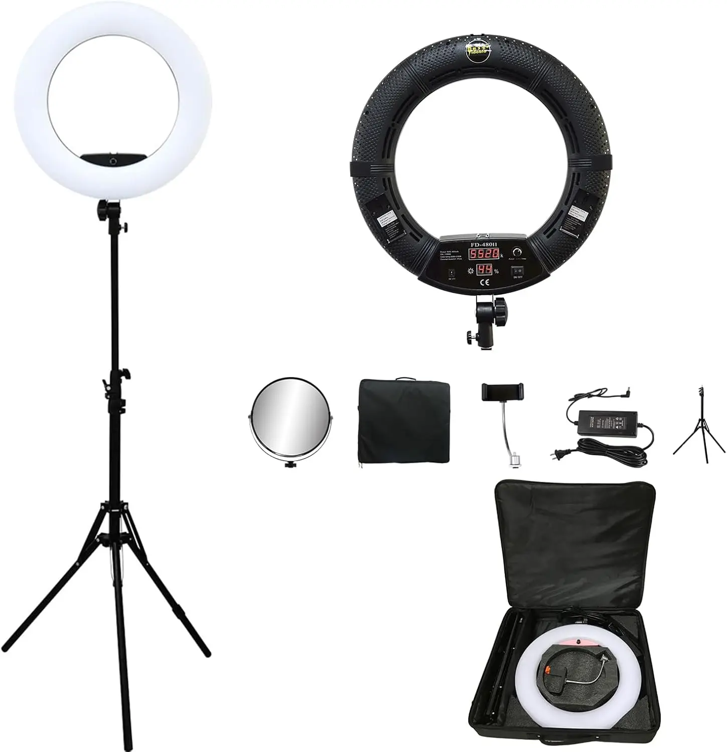 FD480 Ring Lamp 18 Pollici Luc - Beauty Makeup Youtube recensione e prezzo