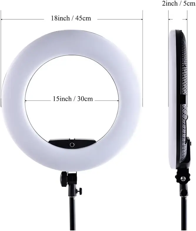 FD480 Ring Lamp 18 Pollici Luc - Beauty Makeup Youtube recensione e prezzo